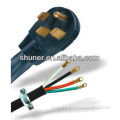 power cord 3-pole 4-wire Rang Cord 10-50, round Cord P-P01D